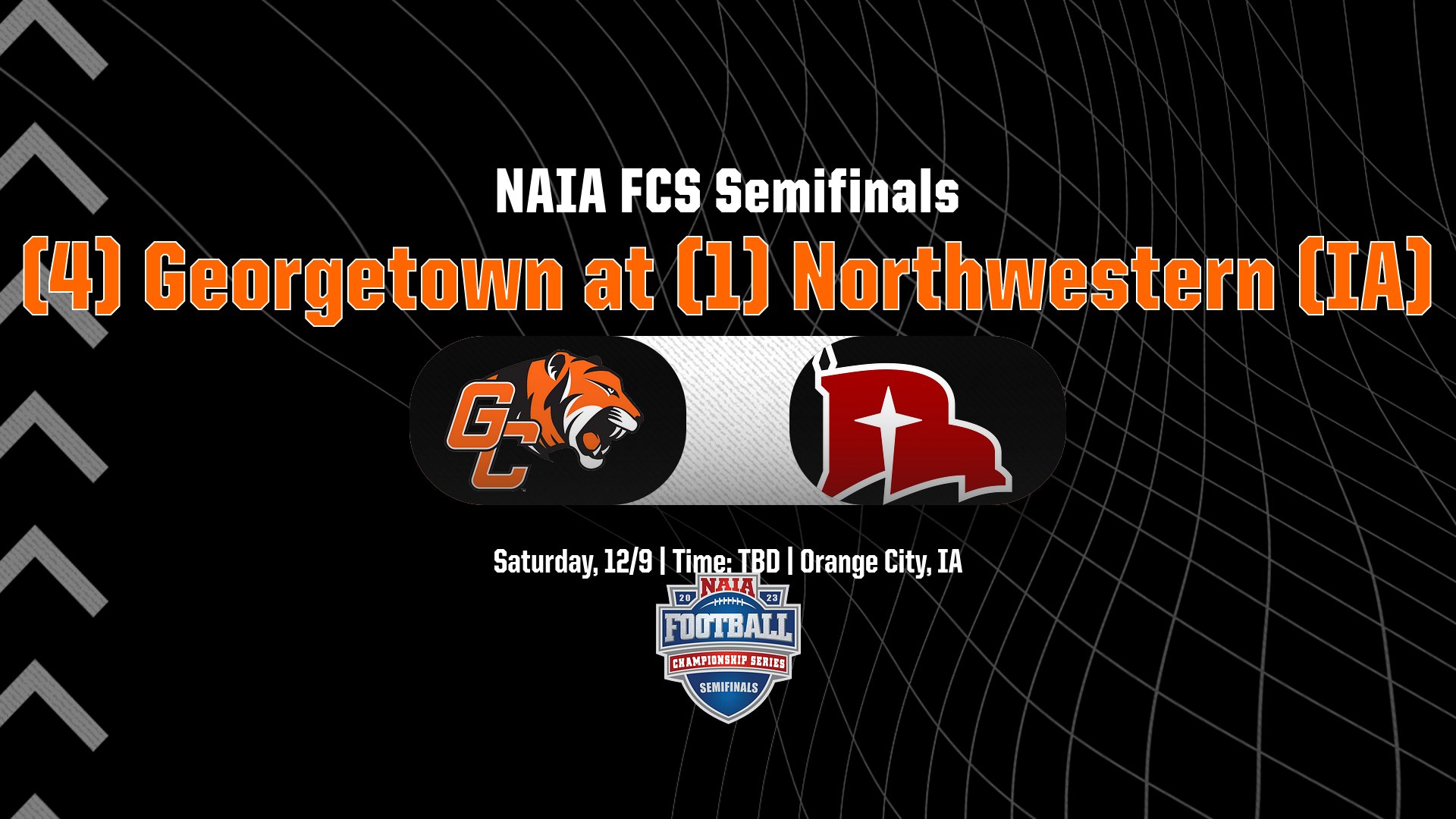 Georgetown faces Northwestern in NAIA FCS Semifinals