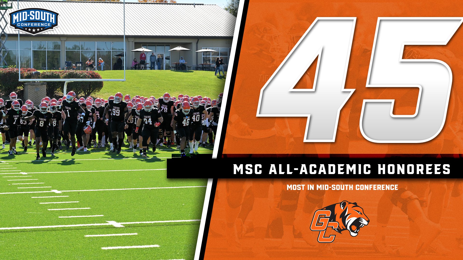 Football has 45 named MSC All-Academic