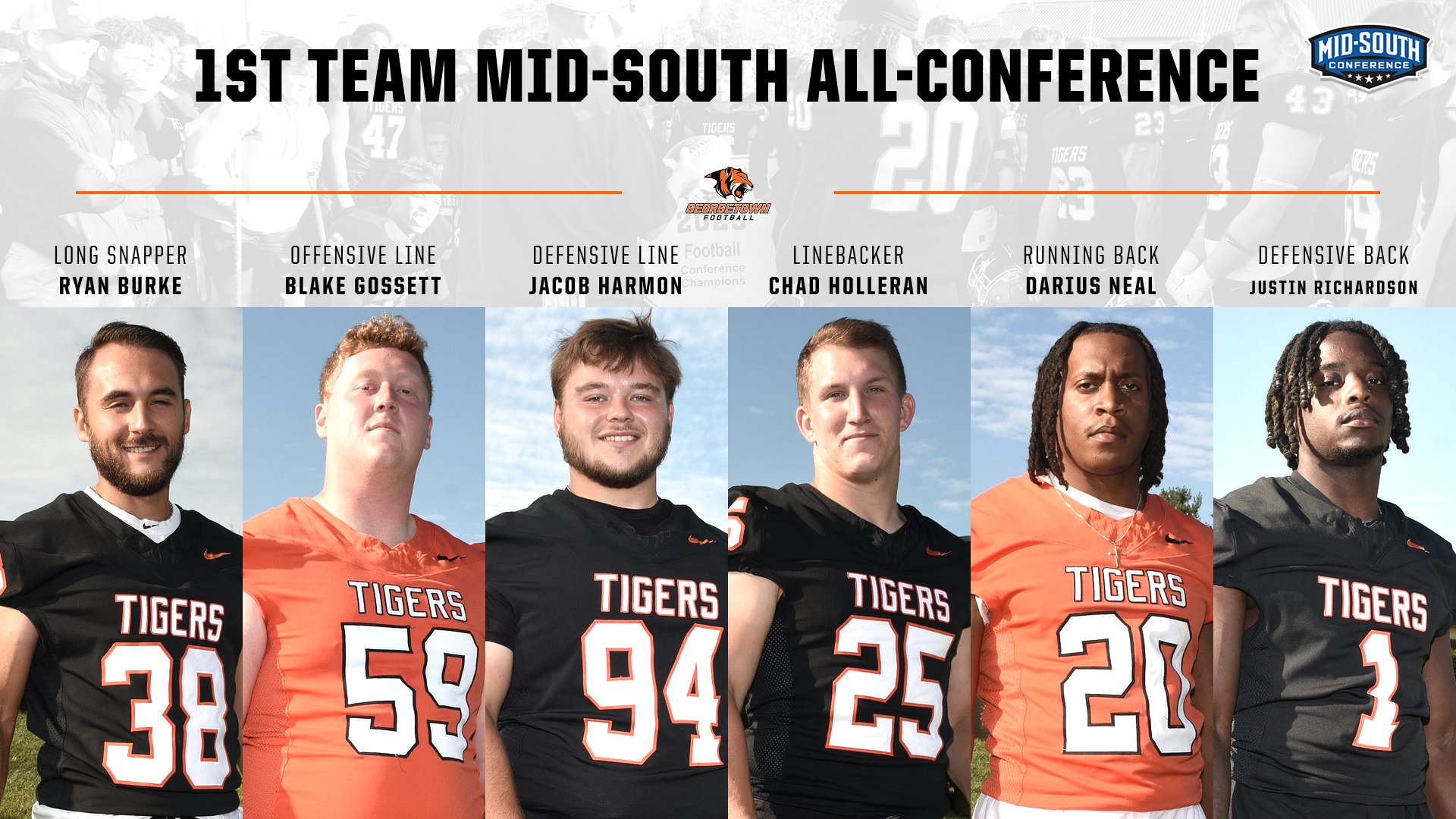 13 Tigers receive MSC All-Conference Honors