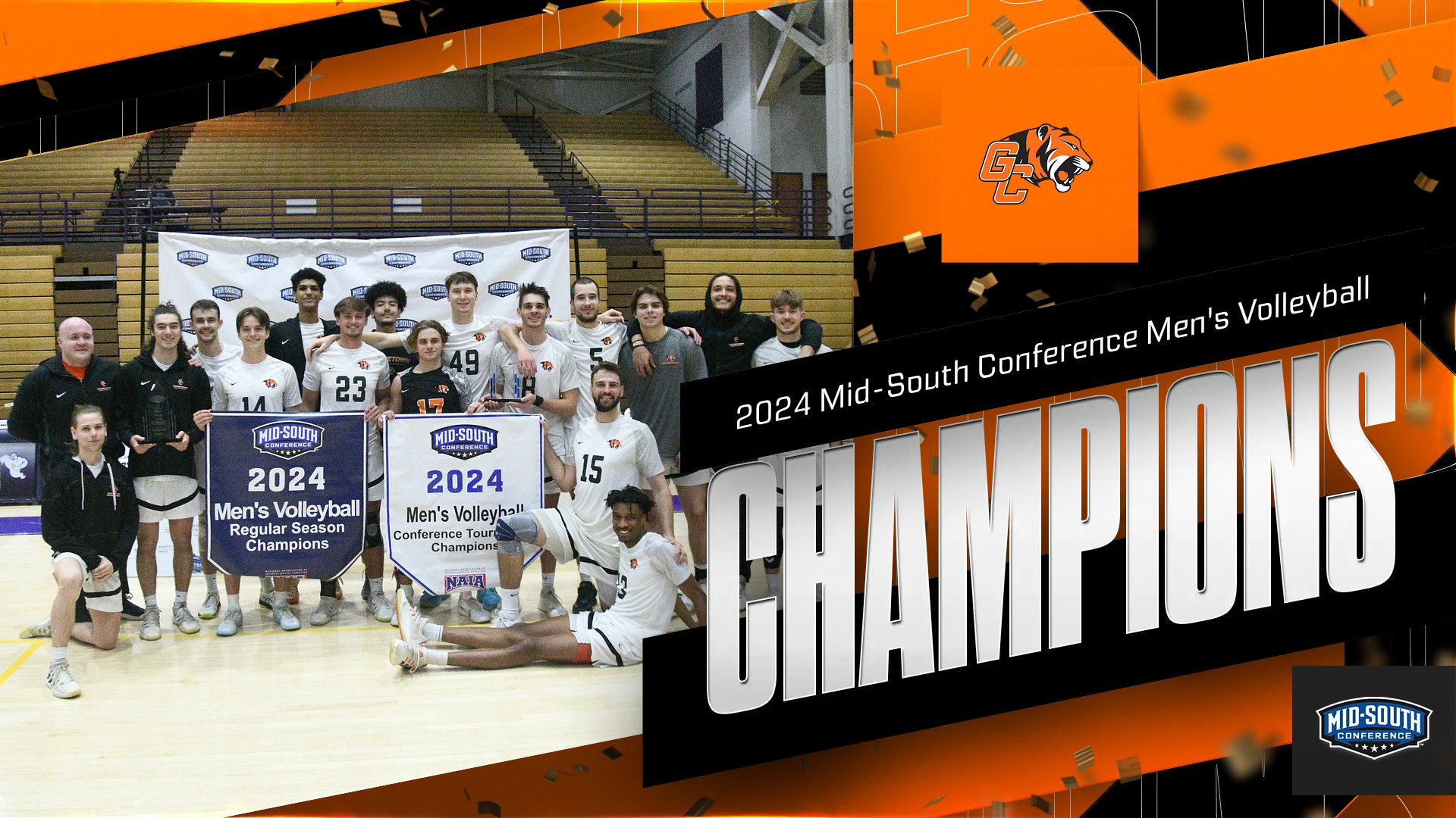 Men's Volleyball Three-Peats as MSC Champs