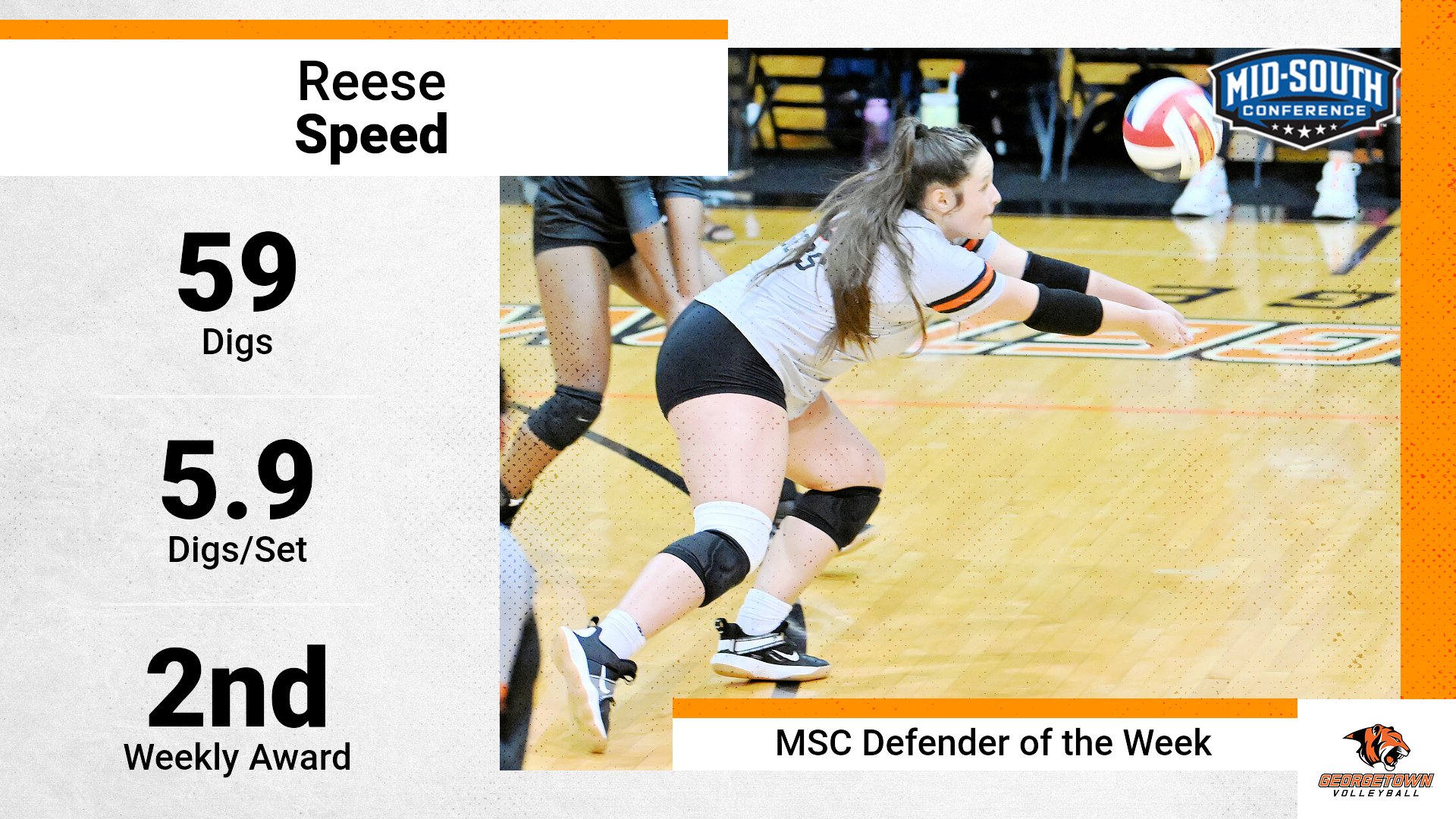 Speed named MSC Defender of the Week for 2nd time